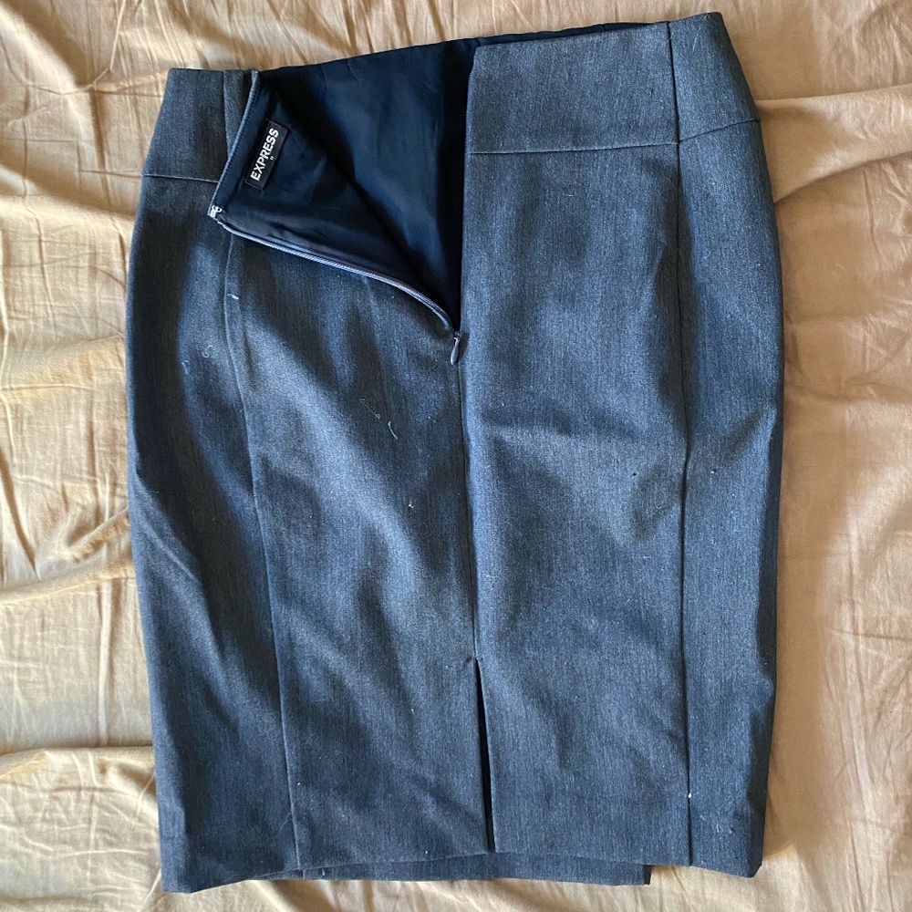 Grey Express Skirt